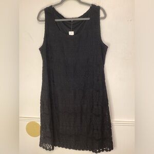 Tiana B. Black Shift Dress